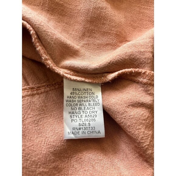 Umgee Women's Rusty Orange Long Sleeve Top - Picture 8 of 9